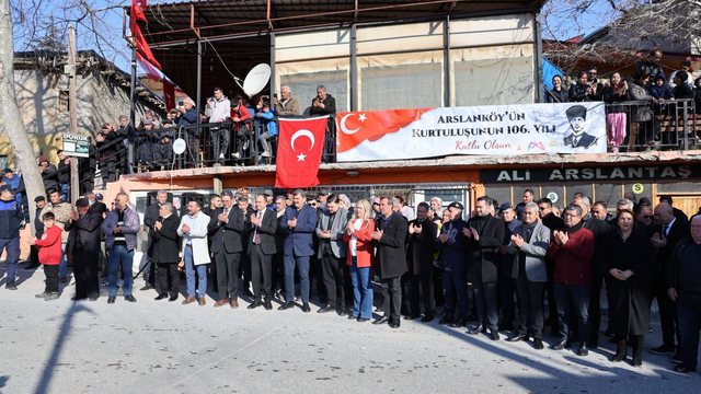 Arslanköy'de 106. yıl coşkusu törenlerle yaşandı